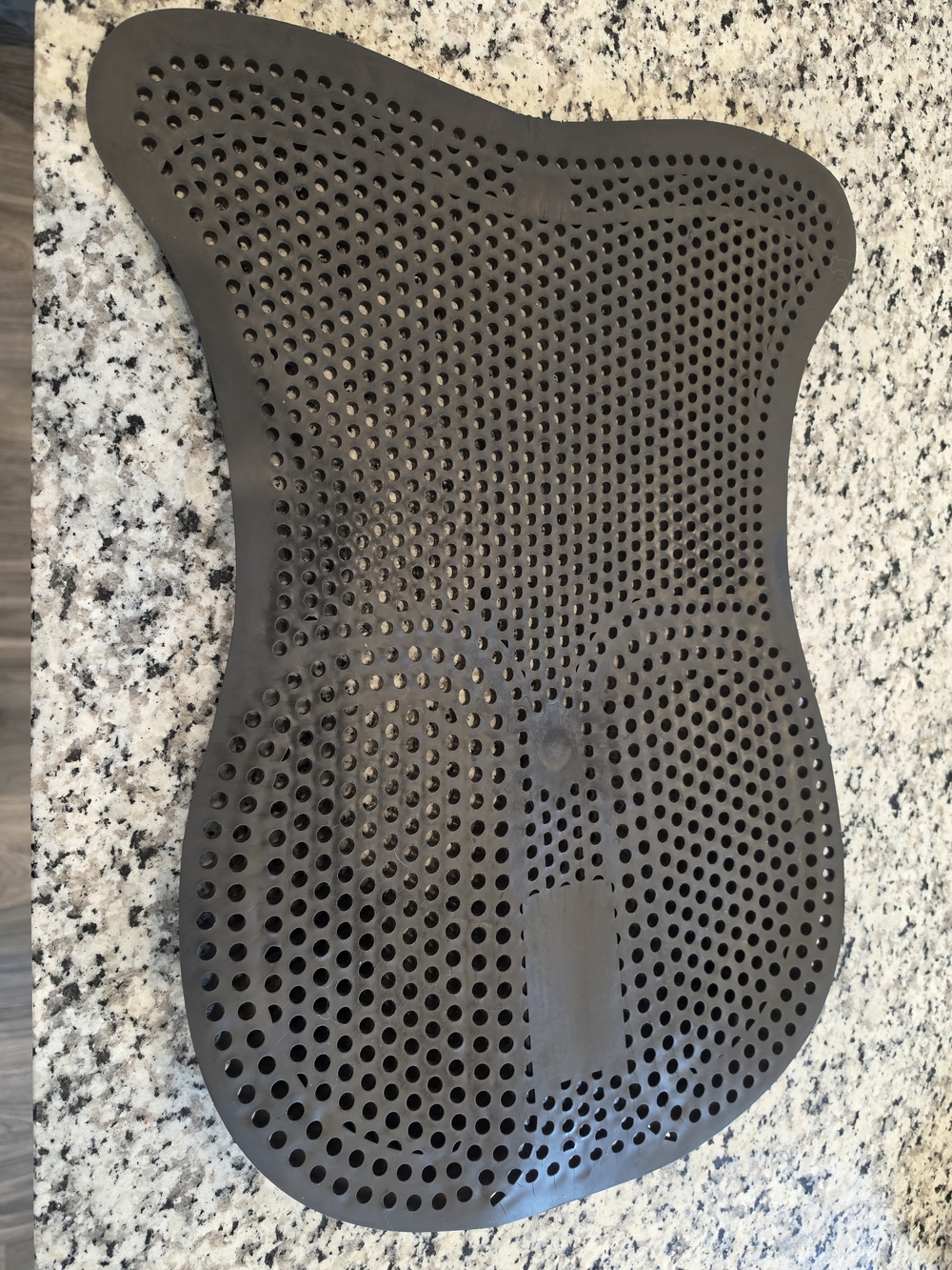 Acavallo® Gel Non-Slip Classic Rear Riser Pad - Black